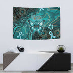 Ovarian Cancer Awareness Tapestry This Is What A Fighter Looks Like