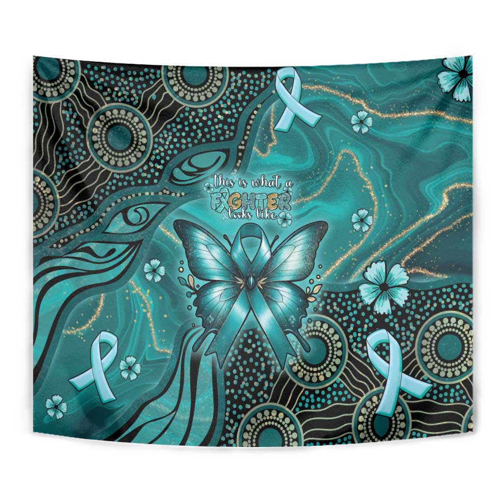 Ovarian Cancer Awareness Tapestry This Is What A Fighter Looks Like