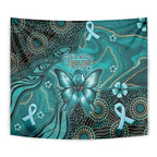 Ovarian Cancer Awareness Tapestry This Is What A Fighter Looks Like