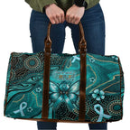 Ovarian Cancer Awareness Travel Bag This Is What A Fighter Looks Like