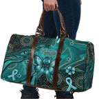 Ovarian Cancer Awareness Travel Bag This Is What A Fighter Looks Like