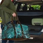 Ovarian Cancer Awareness Travel Bag This Is What A Fighter Looks Like
