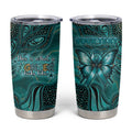 Personalised Ovarian Cancer Awareness Tumbler Cup This Is What A Fighter Looks Like