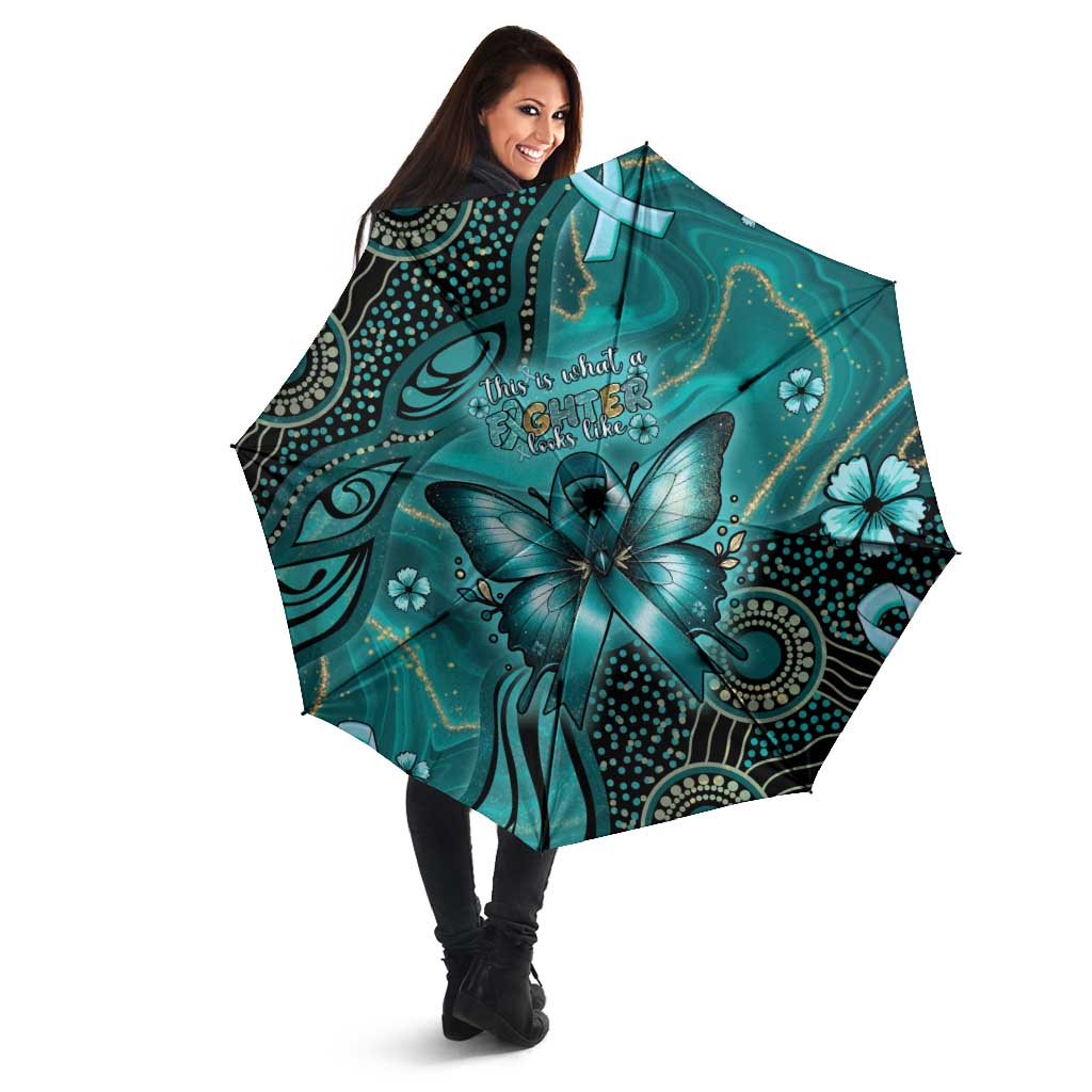 Ovarian Cancer Awareness Umbrella This Is What A Fighter Looks Like
