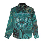 Personalised Ovarian Cancer Awareness Women Casual Shirt This Is What A Fighter Looks Like