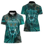 Personalised Ovarian Cancer Awareness Women Polo Shirt This Is What A Fighter Looks Like