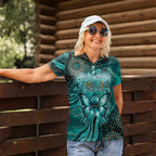 Personalised Ovarian Cancer Awareness Women Polo Shirt This Is What A Fighter Looks Like