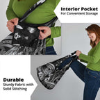 Maori Romantic Valentine Grocery Bag The Hongi Kiss Black Galaxy