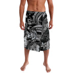 Personalised Maori Romantic Valentine Lavalava The Hongi Kiss Black Galaxy