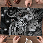 Maori Romantic Valentine Puzzle The Hongi Kiss Black Galaxy