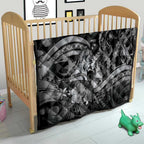Maori Romantic Valentine Quilt The Hongi Kiss Black Galaxy