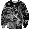 Personalised Maori Romantic Valentine Sweatshirt The Hongi Kiss Black Galaxy