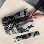 Maori Romantic Valentine Umbrella The Hongi Kiss Black Galaxy