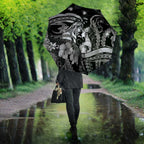 Maori Romantic Valentine Umbrella The Hongi Kiss Black Galaxy