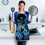 Maori Romantic Valentine Apron The Hongi Kiss Blue Galaxy