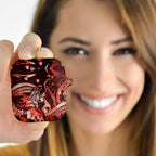 Maori Romantic Valentine AirPods Case The Hongi Kiss Red Galaxy