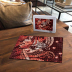 Maori Romantic Valentine Puzzle The Hongi Kiss Red Galaxy