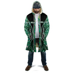 Aotearoa Ngati Awa Cloak Maori Tribal Green Marble Paua Shell Pattern