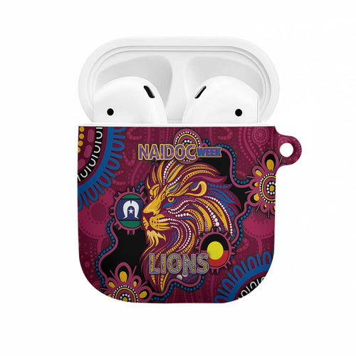 NAIDOC Week Brisbane Lions AirPods Case Australian Aboriginal Art