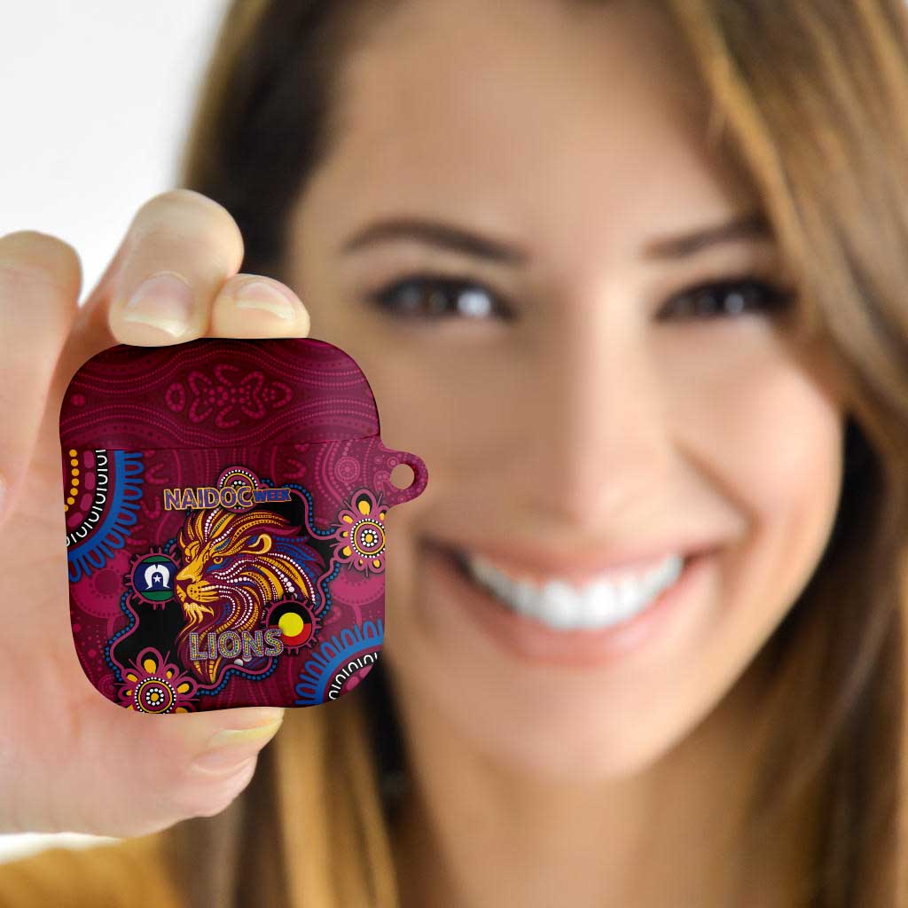 NAIDOC Week Brisbane Lions AirPods Case Australian Aboriginal Art
