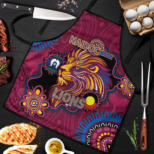 NAIDOC Week Brisbane Lions Apron Australian Aboriginal Art