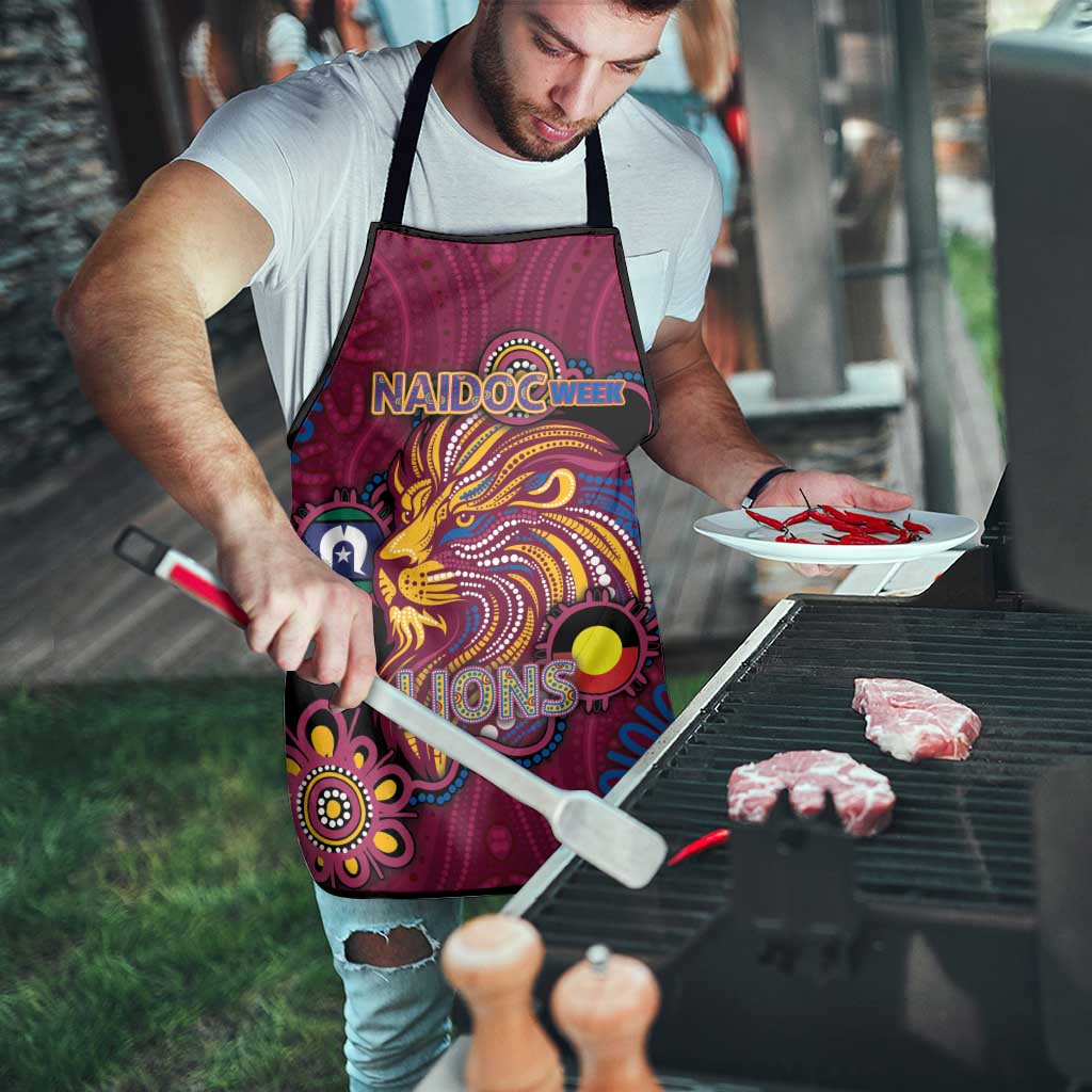 NAIDOC Week Brisbane Lions Apron Australian Aboriginal Art