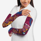 Custom NAIDOC Week Brisbane Lions Arm Sleeves Australian Aboriginal Art