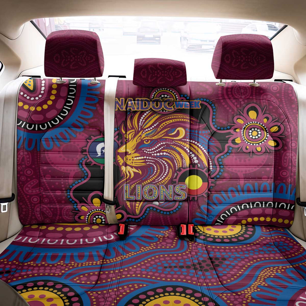 NAIDOC Week Brisbane Lions Back Car Seat Cover Australian Aboriginal Art