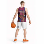 Custom NAIDOC Week Brisbane Lions Basketball Jersey Australian Aboriginal Art
