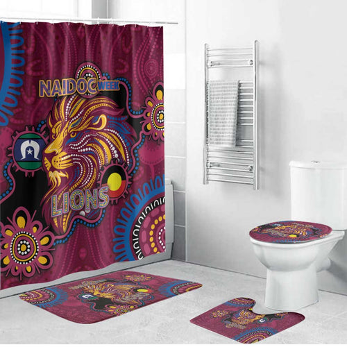 NAIDOC Week Brisbane Lions Bathroom Set Australian Aboriginal Art