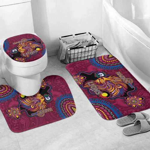 NAIDOC Week Brisbane Lions Bathroom Set Australian Aboriginal Art