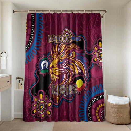NAIDOC Week Brisbane Lions Bathroom Set Australian Aboriginal Art