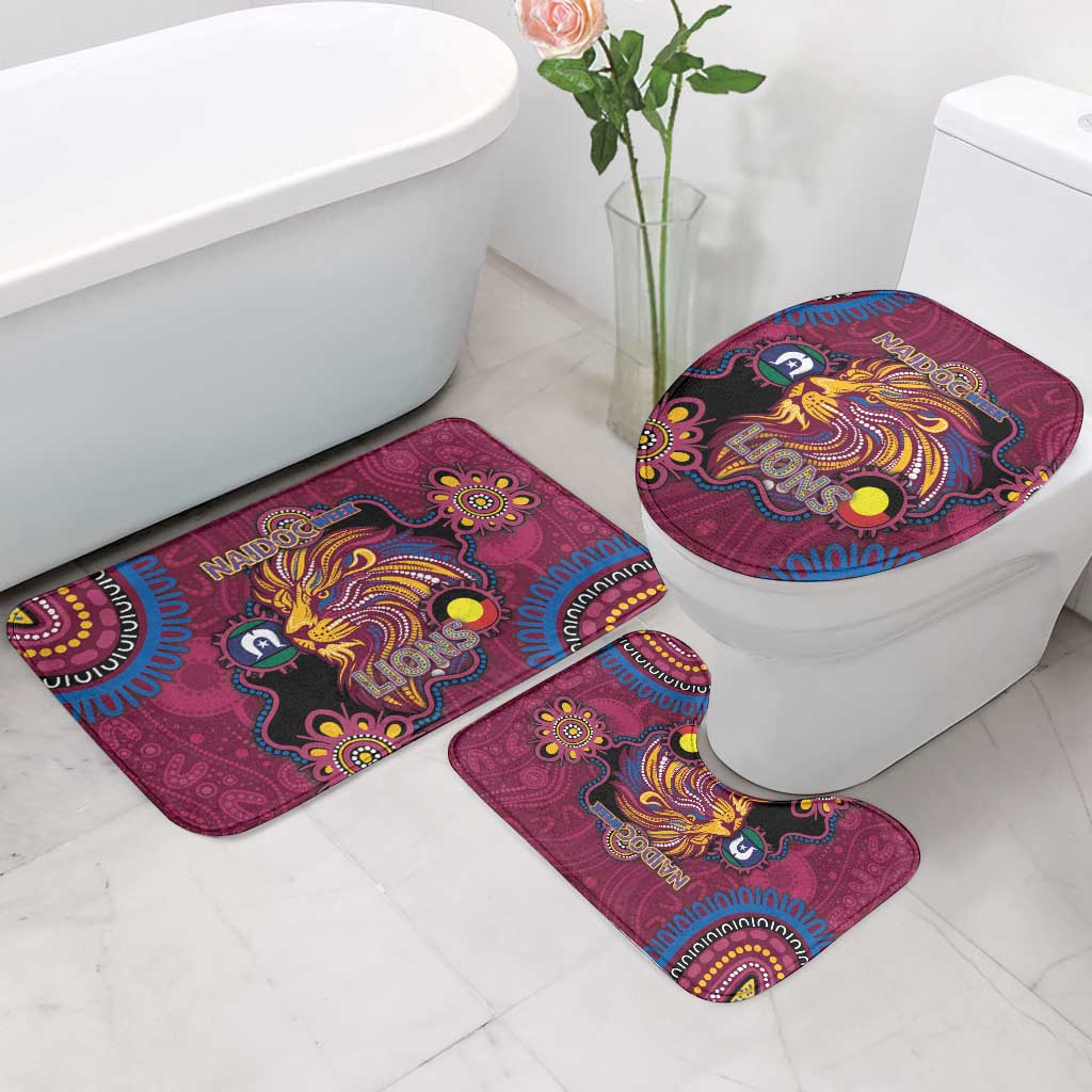 NAIDOC Week Brisbane Lions Bathroom Set Australian Aboriginal Art