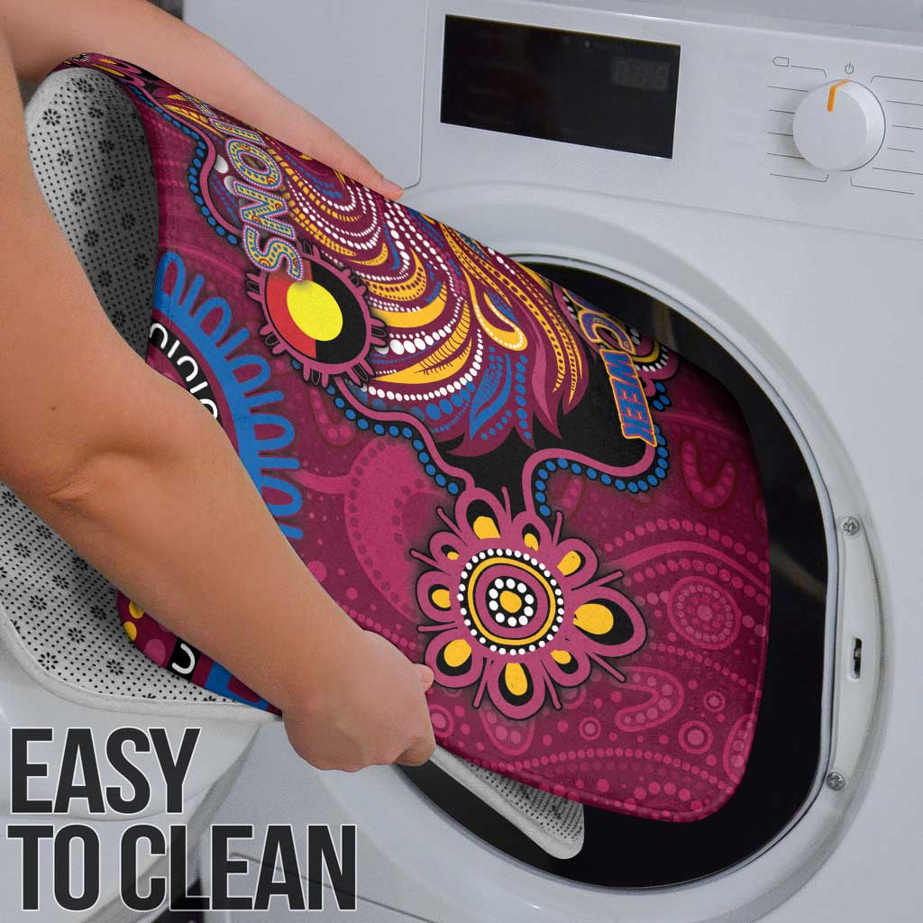 NAIDOC Week Brisbane Lions Bathroom Set Australian Aboriginal Art