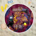 NAIDOC Week Brisbane Lions Beach Blanket Australian Aboriginal Art