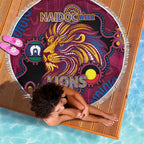 NAIDOC Week Brisbane Lions Beach Blanket Australian Aboriginal Art