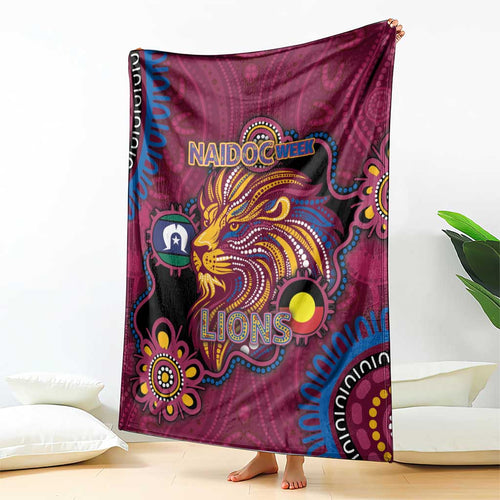 NAIDOC Week Brisbane Lions Blanket Australian Aboriginal Art