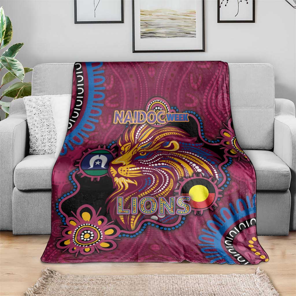 NAIDOC Week Brisbane Lions Blanket Australian Aboriginal Art