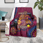 NAIDOC Week Brisbane Lions Blanket Australian Aboriginal Art