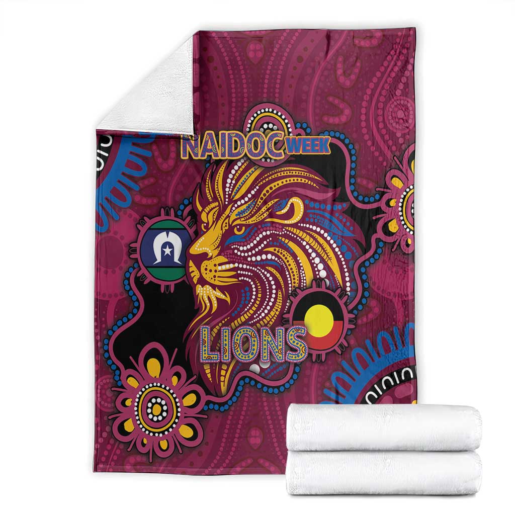 NAIDOC Week Brisbane Lions Blanket Australian Aboriginal Art