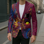 Custom NAIDOC Week Brisbane Lions Blazer Australian Aboriginal Art