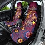 NAIDOC Week Brisbane Lions Car Seat Cover Australian Aboriginal Art