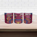 Custom NAIDOC Week Brisbane Lions Ceramic Mug Australian Aboriginal Art