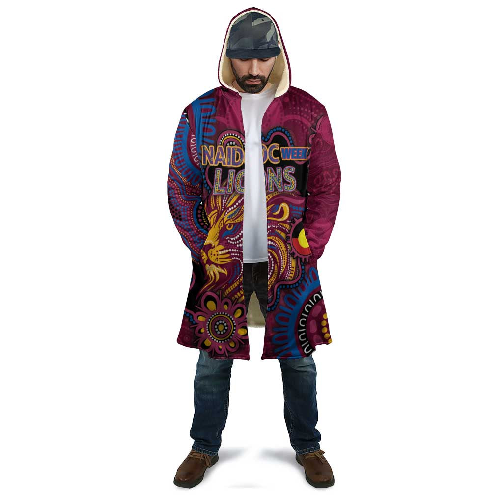 Custom NAIDOC Week Brisbane Lions Cloak Australian Aboriginal Art
