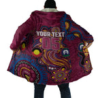 Custom NAIDOC Week Brisbane Lions Cloak Australian Aboriginal Art
