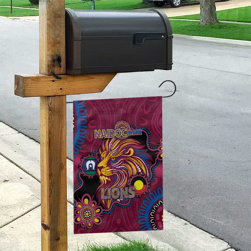 NAIDOC Week Brisbane Lions Garden Flag Australian Aboriginal Art