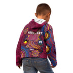 Custom NAIDOC Week Brisbane Lions Kid Hoodie Australian Aboriginal Art