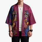 Custom NAIDOC Week Brisbane Lions Kimono Australian Aboriginal Art