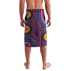 Custom NAIDOC Week Brisbane Lions Lavalava Australian Aboriginal Art