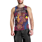 Custom NAIDOC Week Brisbane Lions Men Tank Top Australian Aboriginal Art